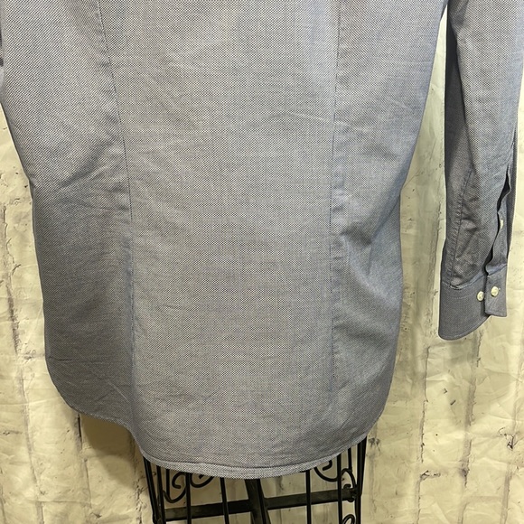 Ted Baker Endurance Long Sleeve Button-Up Shirt Contrasting Flip Cuff and Trim - Picture 10 of 13